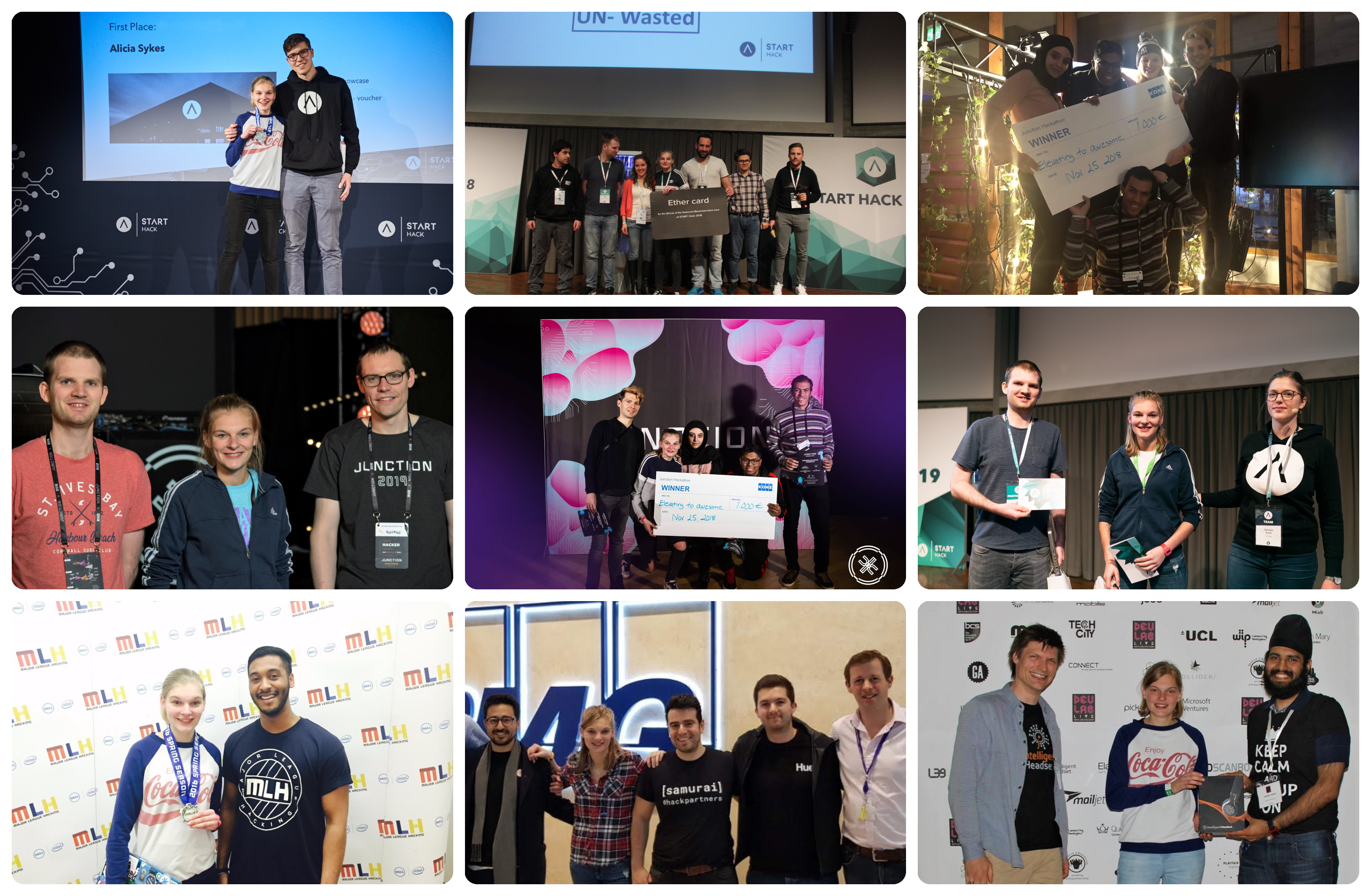 Hackathon achievements